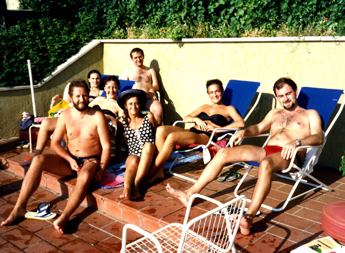 pausa in piscina