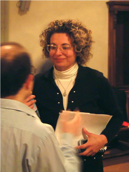 Elisabetta con l'organista